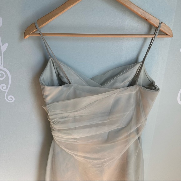 Silver Watters & Watters Prom Dress in size US M - Picture 6 of 9